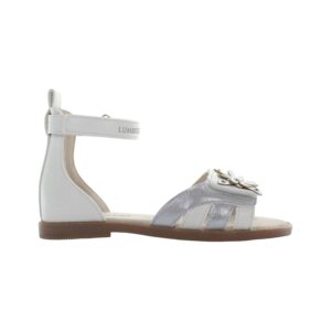 Pami-Sandalo Bimba C/velcro Lumberjack Bambini Sandali SGE0906 005 U09 White/silver