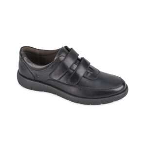 Scarpa Uomo C/velcro Valleverde Uomo Scarpe 36983 Nero