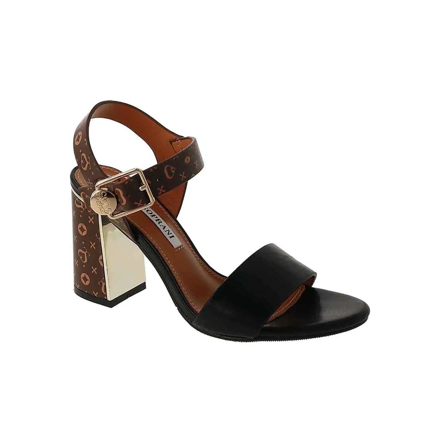 Sandalo Donna Tacco C/fibia Solo Soprani Donna Sandali SOLO23SA 329 Nero