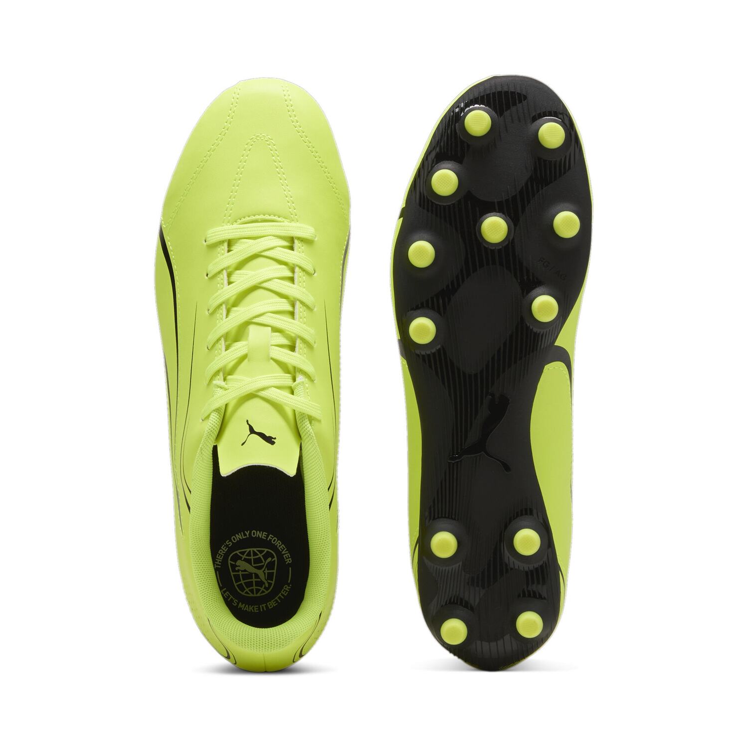 Vitoria Fg/ag Scarpa Calcio Uomo Puma Uomo Calcio 107483 Electric Lime/puma Black