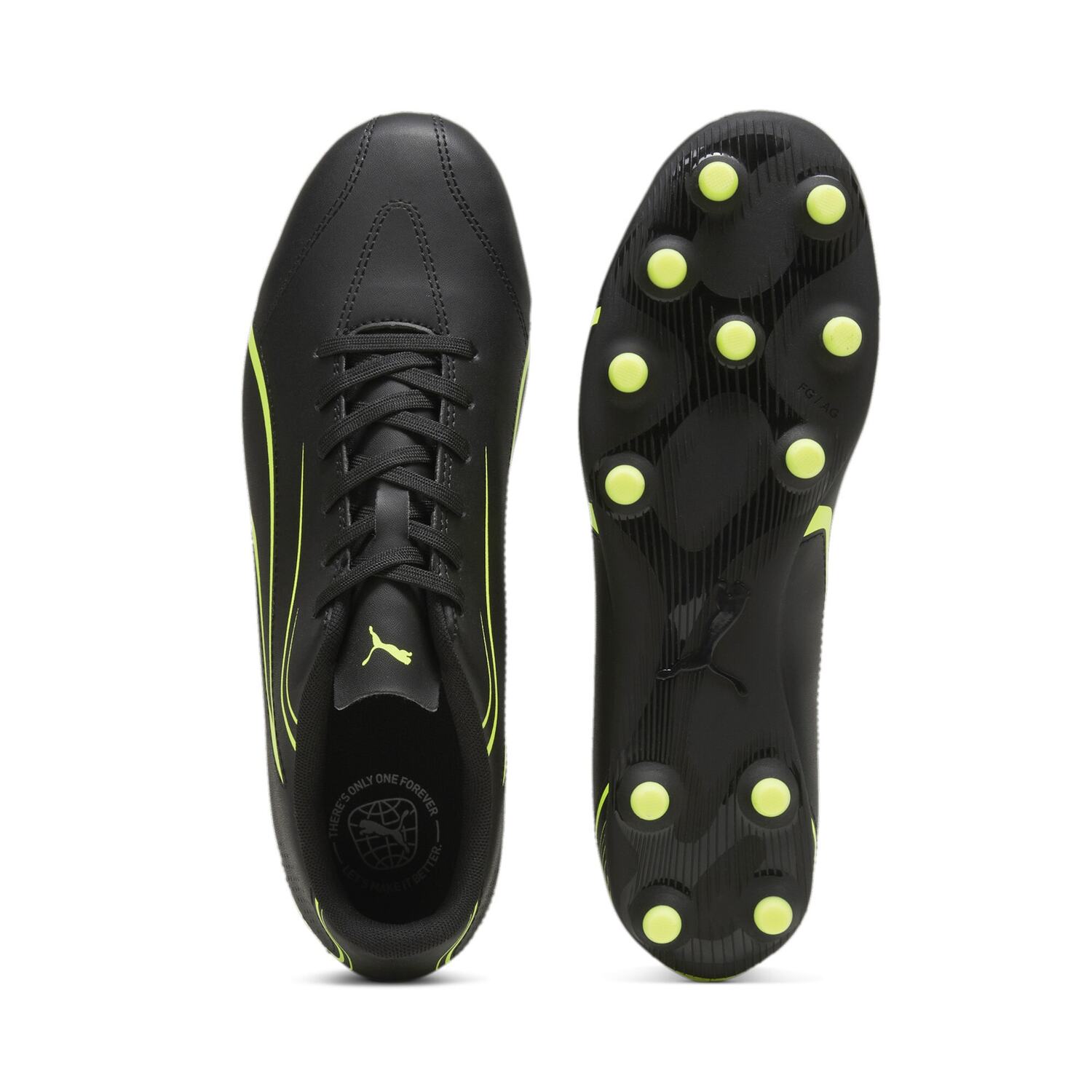 Vitoria Fg/ag Scarpa Calcio Uomo Puma Uomo Calcio 107483 Puma Black/electric Lime