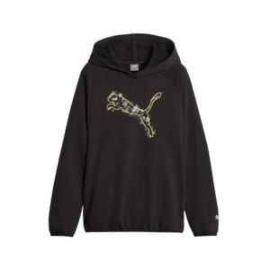 Felpa Bimbo C/cappuccio Puma Bambini Felpe 676289 Puma Black