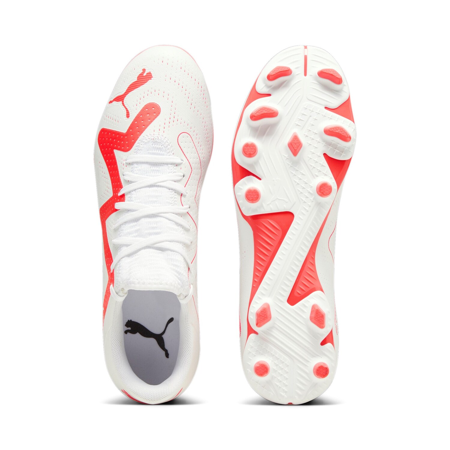 Future Play Fg/ag Scarpa Calcio Uomo Puma Uomo Calcio 107377 Puma White/fire Orchid