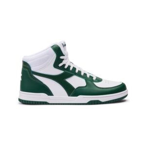 Raptor Mid Polacco Unisex C/lacci Diadora Uomo Polacchi 177703 Bianco/fogliame