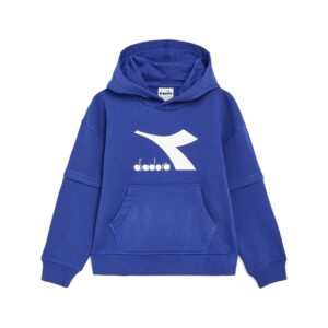Felpa Bimbo C/cappuccio Diadora Bambini Felpe 179868 Blu Imperiale