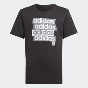 T-Shirt Bimbo Man/corta Adidas Bambini T-Shirt HR8144 Black