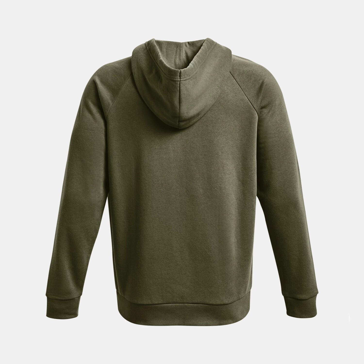Felpa Uomo Zip Lunga C/cappuccio Under Armour Uomo Felpe 1379767 Marine Od Green/white