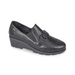 Mocassino Donna Nappa C/elastico Valleverde Donna Mocassini VS10409 Nero