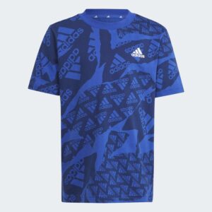 T-Shirt Bimbo Man/corta Adidas Bambini T-Shirt IS2561 Selubl/dkblue