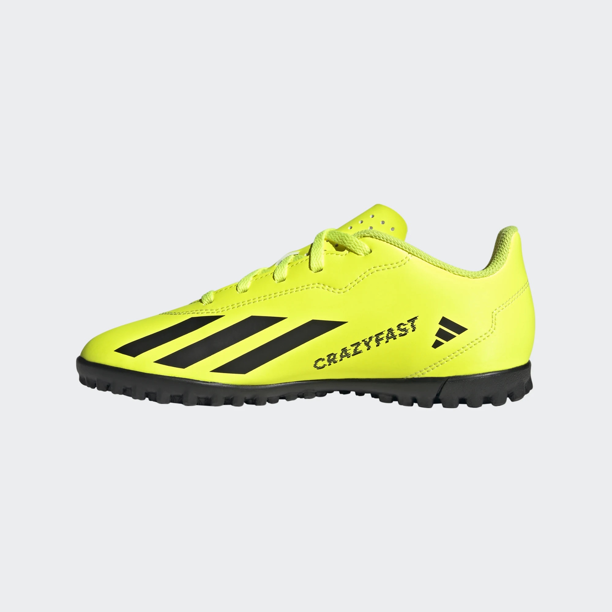 X Crazyfast Club Tf J Scarpa Calcetto Adidas Bambini Calcetto IF0707 Tesoye/cblack/ftwwht