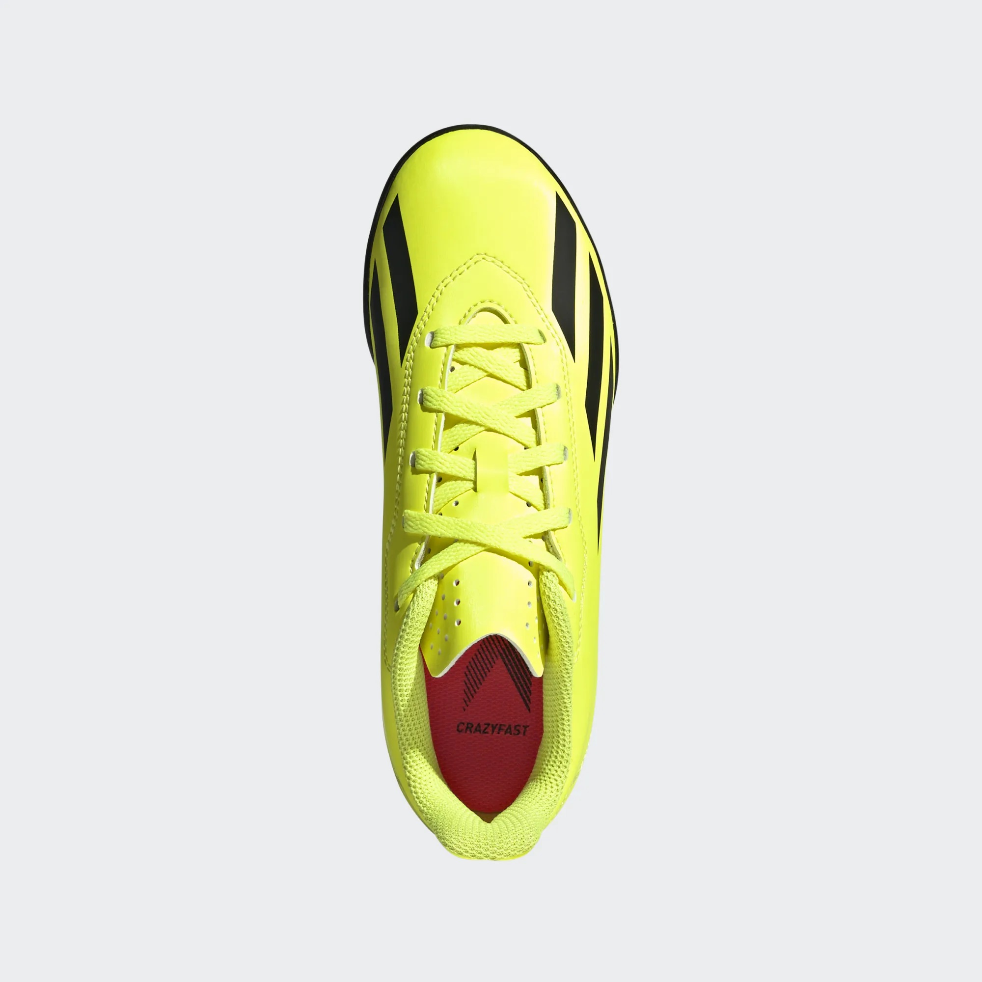 X Crazyfast Club Tf J Scarpa Calcetto Adidas Bambini Calcetto IF0707 Tesoye/cblack/ftwwht