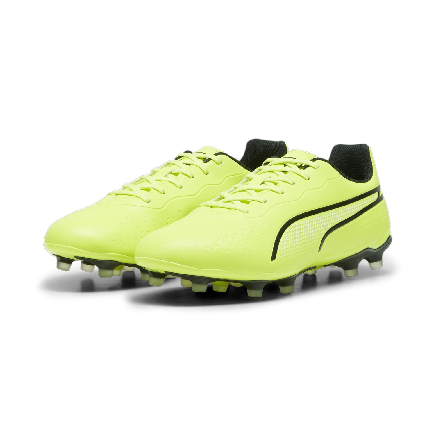 King Match Fg/ag Scarpa Calcio Uomo Puma Uomo Calcio 107570 Electric Lime/puma Black