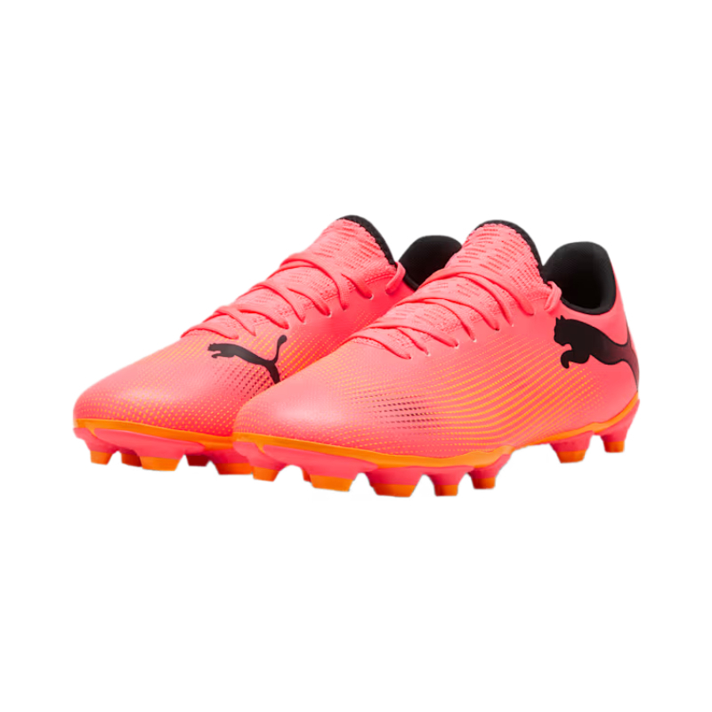 Future 7 Play Fg/ag Scarpa Calcio Uomo Puma Uomo Calcio 107723 Sunset Glow/p.black/sun Stream