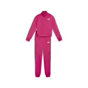 Tuta Bimba C/zip Lunga Puma Bambini Tute 680319 Garnet Rose