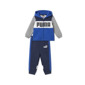 Tuta Bimbo C/cappuccio Puma Bambini Tute 682116 Cobalt Glaze