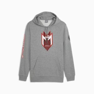 Acm Ftblicons Felpa Uomo C/cappuccio Puma Uomo Felpe 774030 Medium Gray Heather