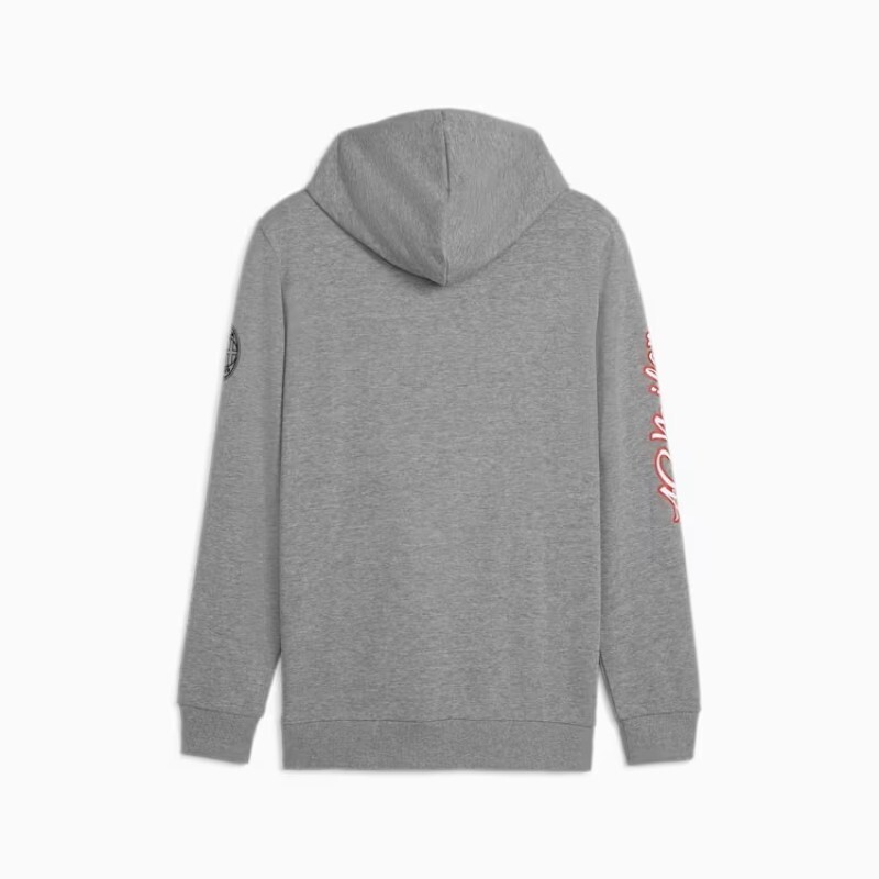 Acm Ftblicons Felpa Uomo C/cappuccio Puma Uomo Felpe 774030 Medium Gray Heather