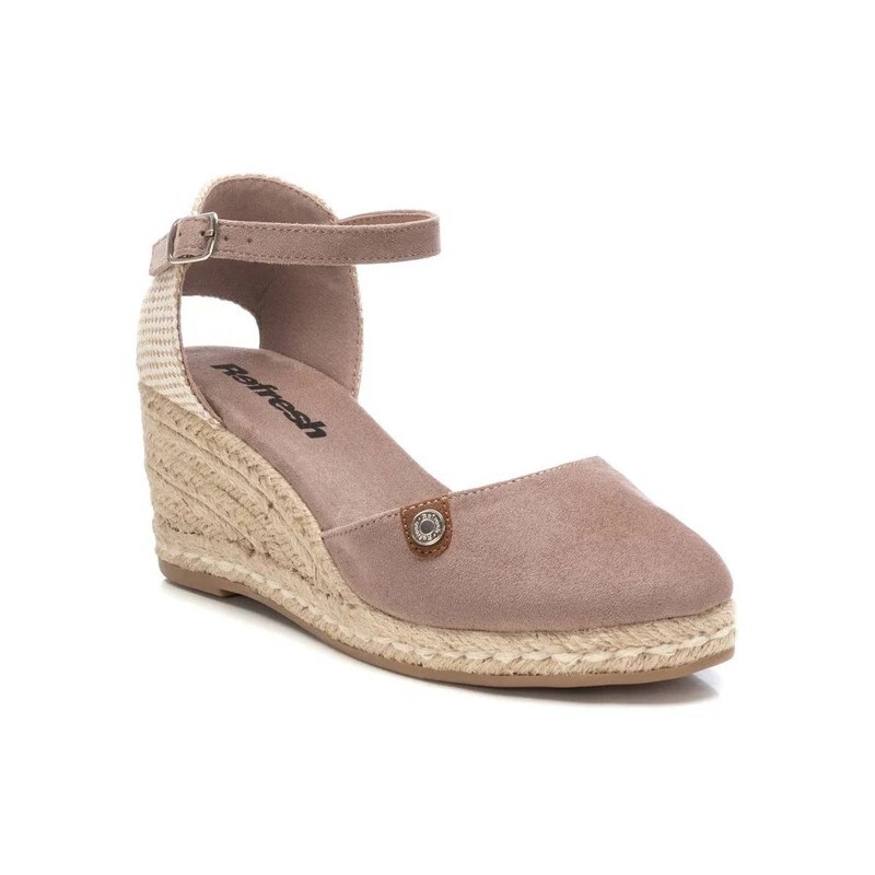 Campesina Donna Zeppa C/fibbia Refresh Donna Sandali 171882 Beige