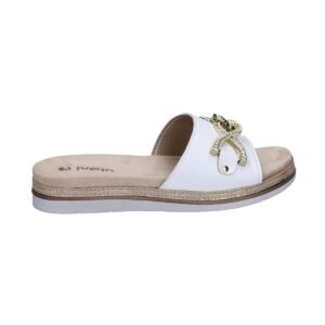 Ciabatta Donna In Blu Donna Ciabatte SA-44 Bianco