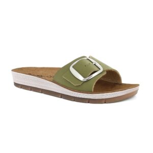 Ciabatta Donna C/fibbia In Blu Donna Ciabatte CP-41 Verde