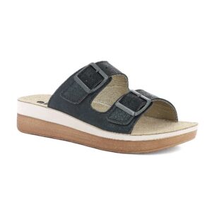 Ciabatta Donna C/fibie In Blu Donna Ciabatte FT-14M Nero