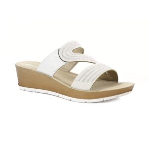 Ciabatta Donna In Blu Donna Ciabatte RN-18 Bianco