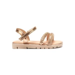 Beatrice-Sandalo Bimba C/velcro Lelli Kelly Bambini Sandali LKCA4251 Gold Rose