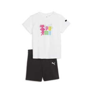 Completino Bimbo T-Shirt+shorts Puma Bambini Completini 624839 Puma White