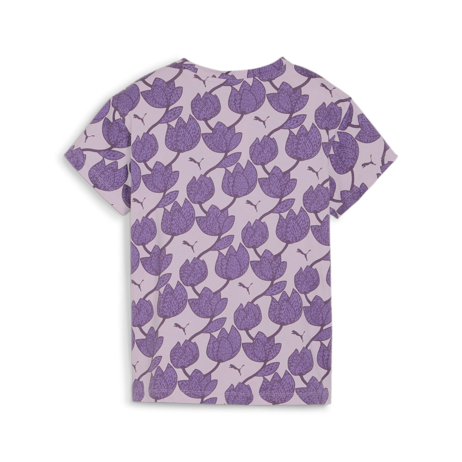 T-Shirt Bimba Man/corta Puma Bambini T-Shirt 679409 Grape Mist/aop