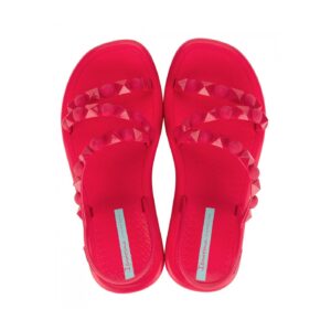 Meu Sol Flatform Ad Sandalo Donna Ipanema Donna Sandali 27148 Dark Pink/green
