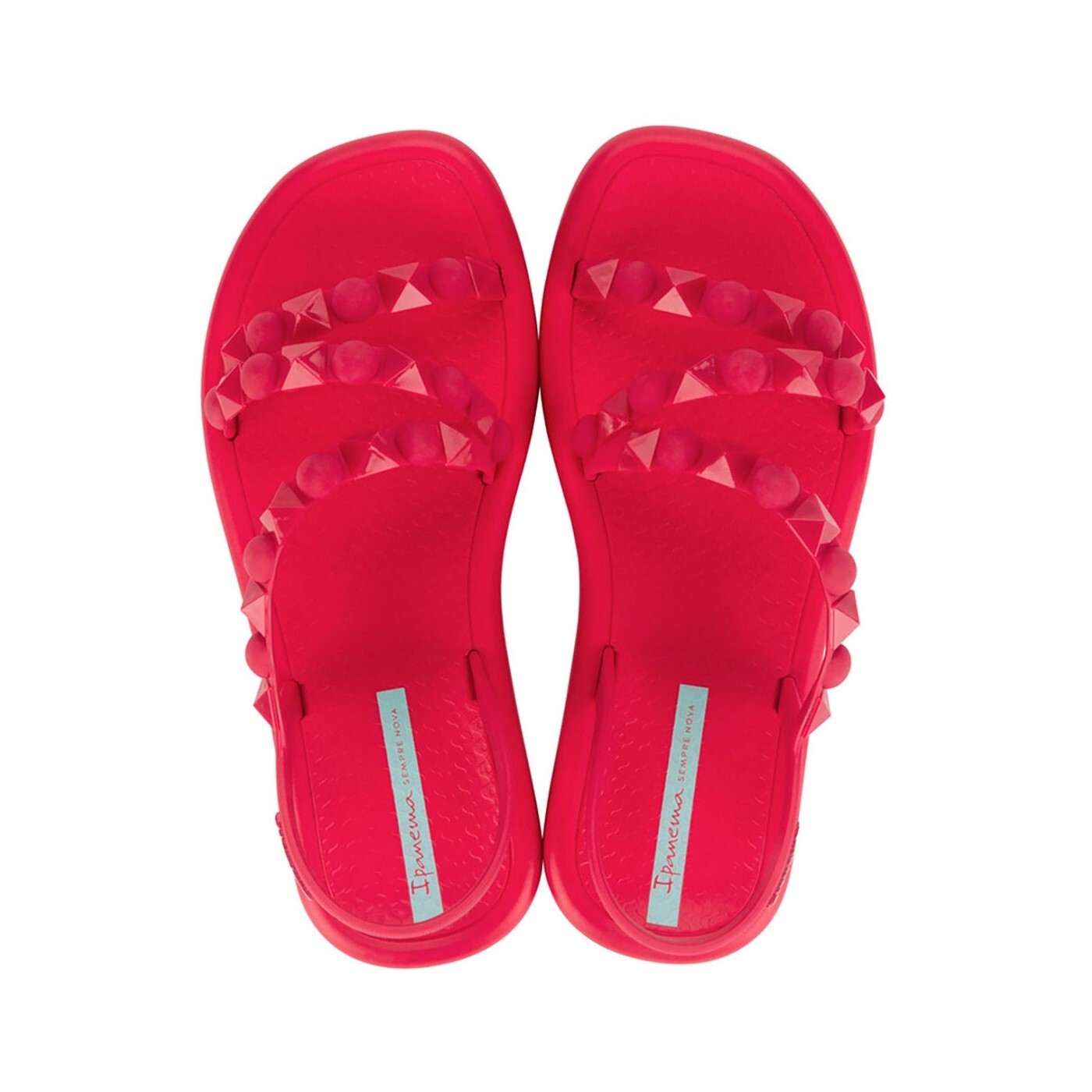 Meu Sol Flatform Ad Sandalo Donna Ipanema Donna Sandali 27148 Dark Pink/green