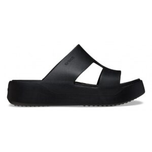 Getaway Platform H-Strap W Ciabatta Donn Crocs Donna Ciabatte 209409 Black