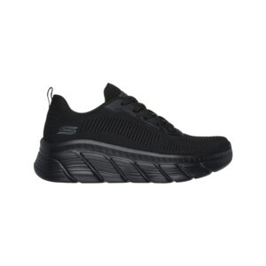 Sneakers Con Lacci Donna Skechers Donna Scarpe 117385 Black