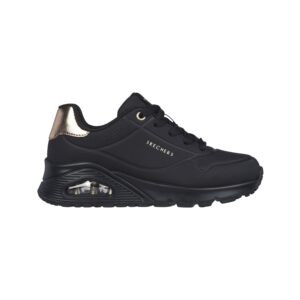 Sneakers Con Lacci Bimba Skechers Bambini Scarpe 310545L Black