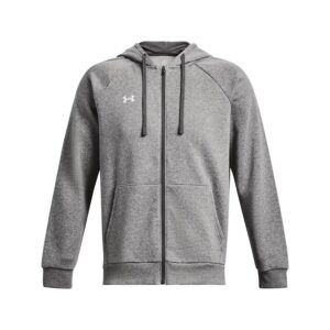 Felpa Uomo Zip Lunga C/cappuccio Under Armour Uomo Felpe 77-1379767 Castlerock Light Heather