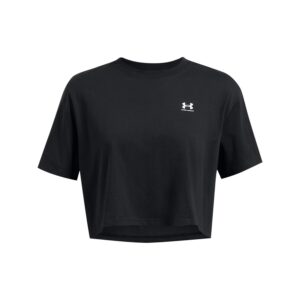 T-Shirt Donna Crop Man/corta Under Armour Donna T-Shirt 77-1386845 Black
