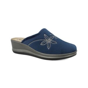 Pantofola Donna In Blu Donna Pantofole GI-19 Blu