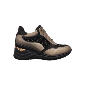 Scarpa Donna In Blu Donna Scarpe IN-401 Bronzo