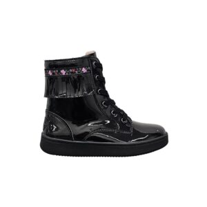 Frangetta-Stivaletto Bimba C/zip Lelli Kelly Bambini Polacchi LKFH4364 Nero