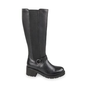 Stivale Donna Nappa C/zip Valleverde Donna Stivali 17120 Nero