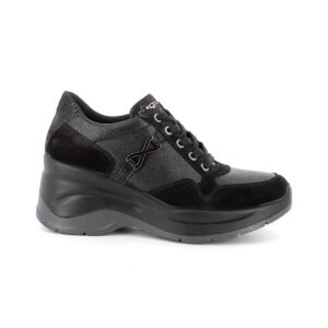Colette-Scarpa Donna Scam/nappa C/lacci Igi&co Donna Scarpe 6655900 Nero