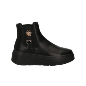 Tronchetto Donna C/elastico Gold&gold Donna Polacchi GB880 Nero