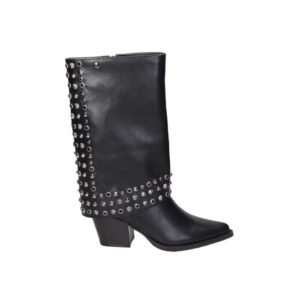 Stivale Donna C/borchie Isteria Donna Stivali 24213 Negro