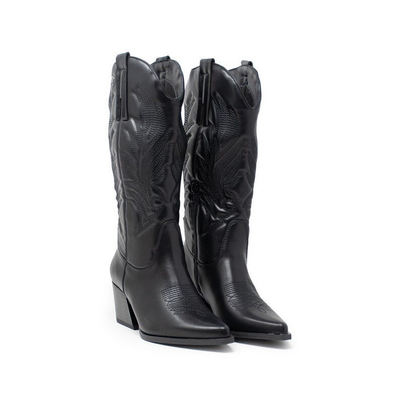 Stivale Cowboy Donna Isteria Donna Stivali 24223 Negro