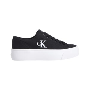Vulc Flatform Low Cv Mg-Scarpa Donna Calvin Klein Donna Scarpe YW0YW017630GM Black/bright White