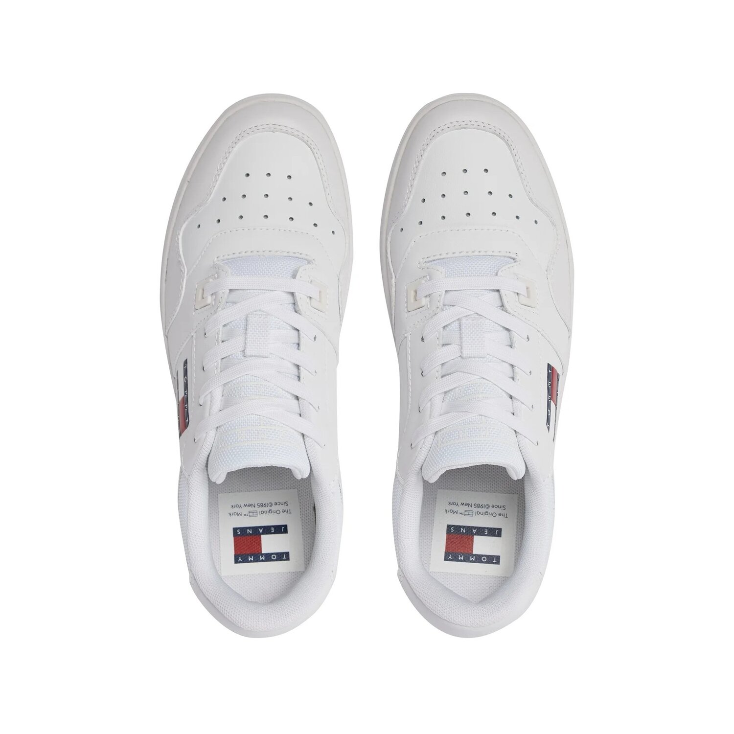 Tjw Retro Basket Ess-Scarpa Con Lacci Tommy Jeans Donna Scarpe EN0EN02505YBS White