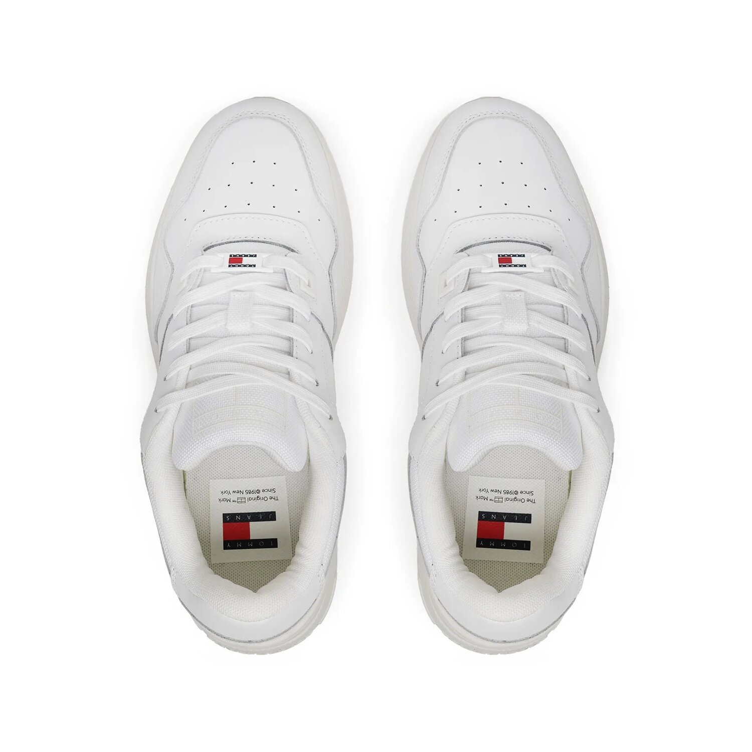 Tjw Retro Basket Flatform Ess-Scarpa Tommy Jeans Donna Scarpe EN0EN02506YBS White