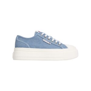 Tjw Foxing Flatform Lc-Scarpa Con Lacci Tommy Jeans Donna Scarpe EN0EN027361CR Denim