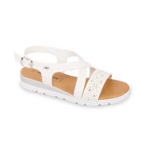 Sandalo Donna C/fibbia Valleverde Donna Sandali 24200 Bianco
