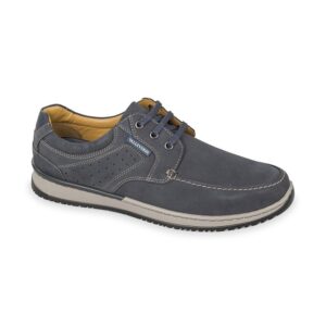 Scarpa Uomo Nabuk C/lacci Valleverde Uomo Scarpe 17941 Blu